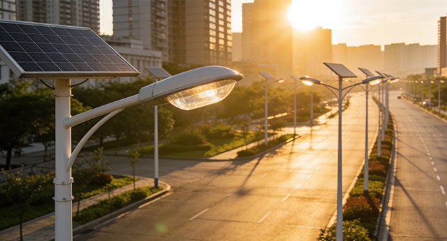 solar street lights